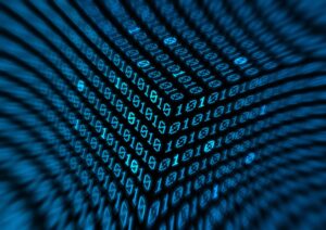 binary code background - data concept