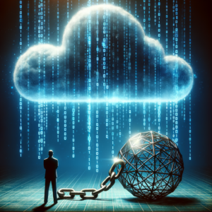 The Cloud computing. We own your data, we own your balls