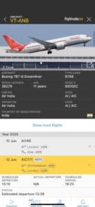 Air India B788 at Ahmedabad